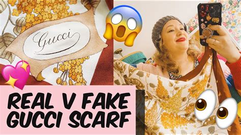 gucci scarf tag real vs fake|gucci diamante scarf.